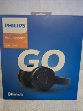 Philips GO 4000 series wireless headphones - 35h listening time, NEW IN BOX